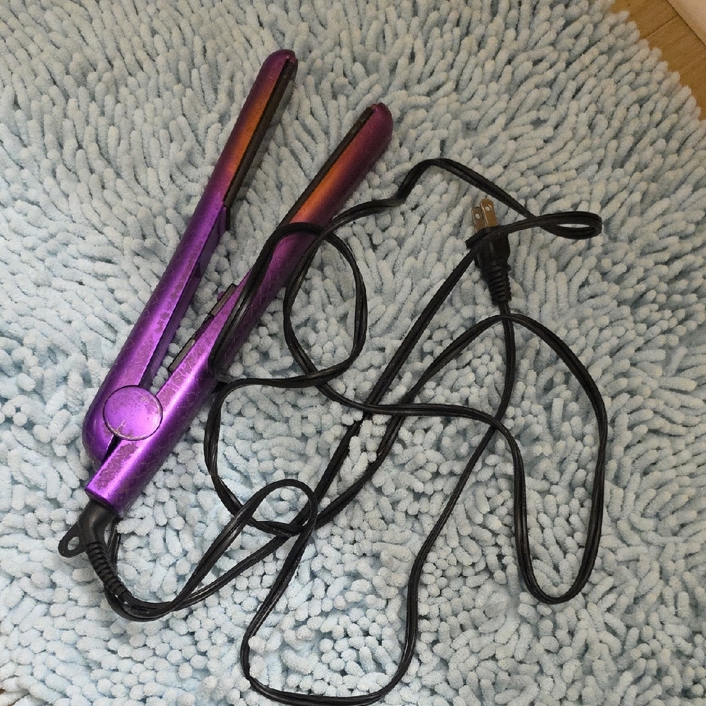 Purple and Orange Hair Straightener